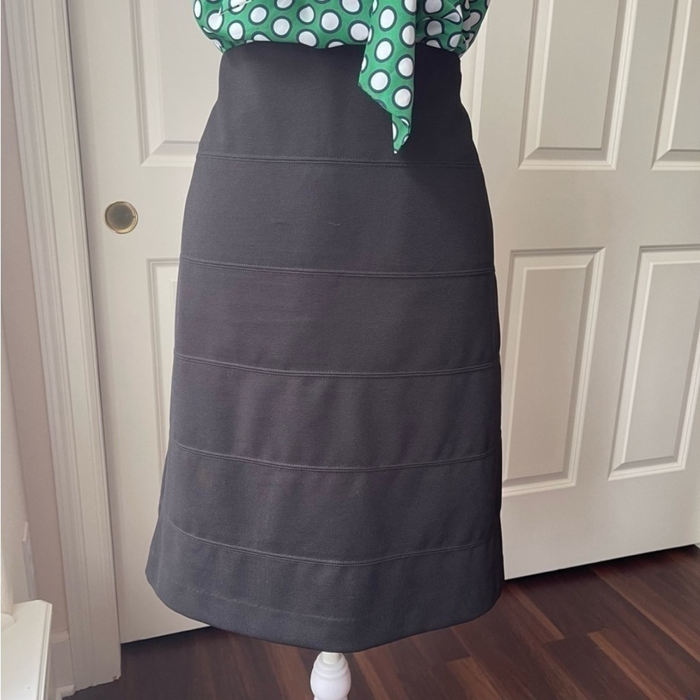 Alfani Black Stretch Pull-On Pencil Bandage Skirt Black L - Picture 12 of 12